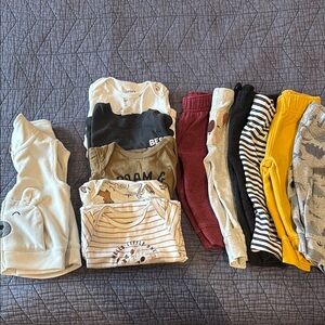 Assorted Baby Boy Tops and Pants Lot